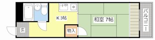 藤田マンションの物件間取画像